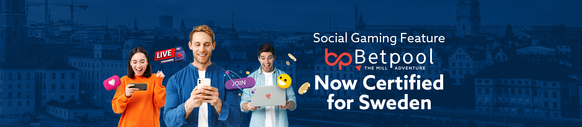 Social Gaming Feature Betpool Now Certified for Sweden
